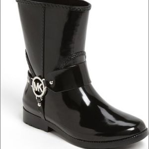 Michael Kors Black Rainboots